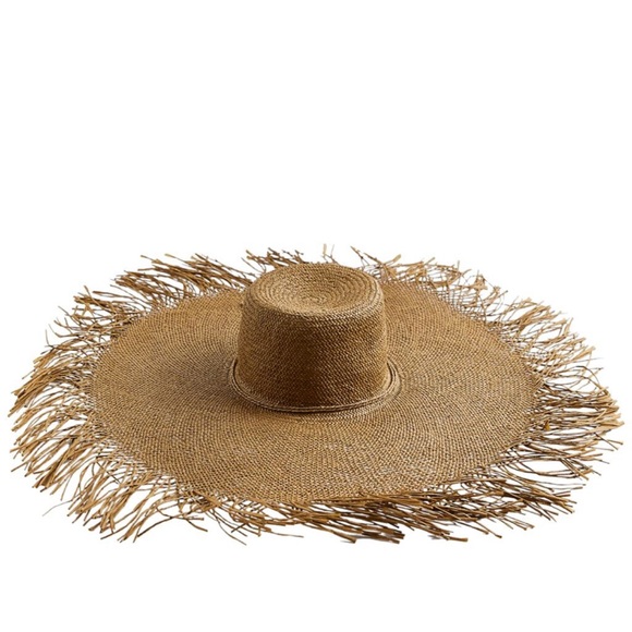 Zara Frayed Sun Hat Size S 0653/042 - Picture 2 of 11